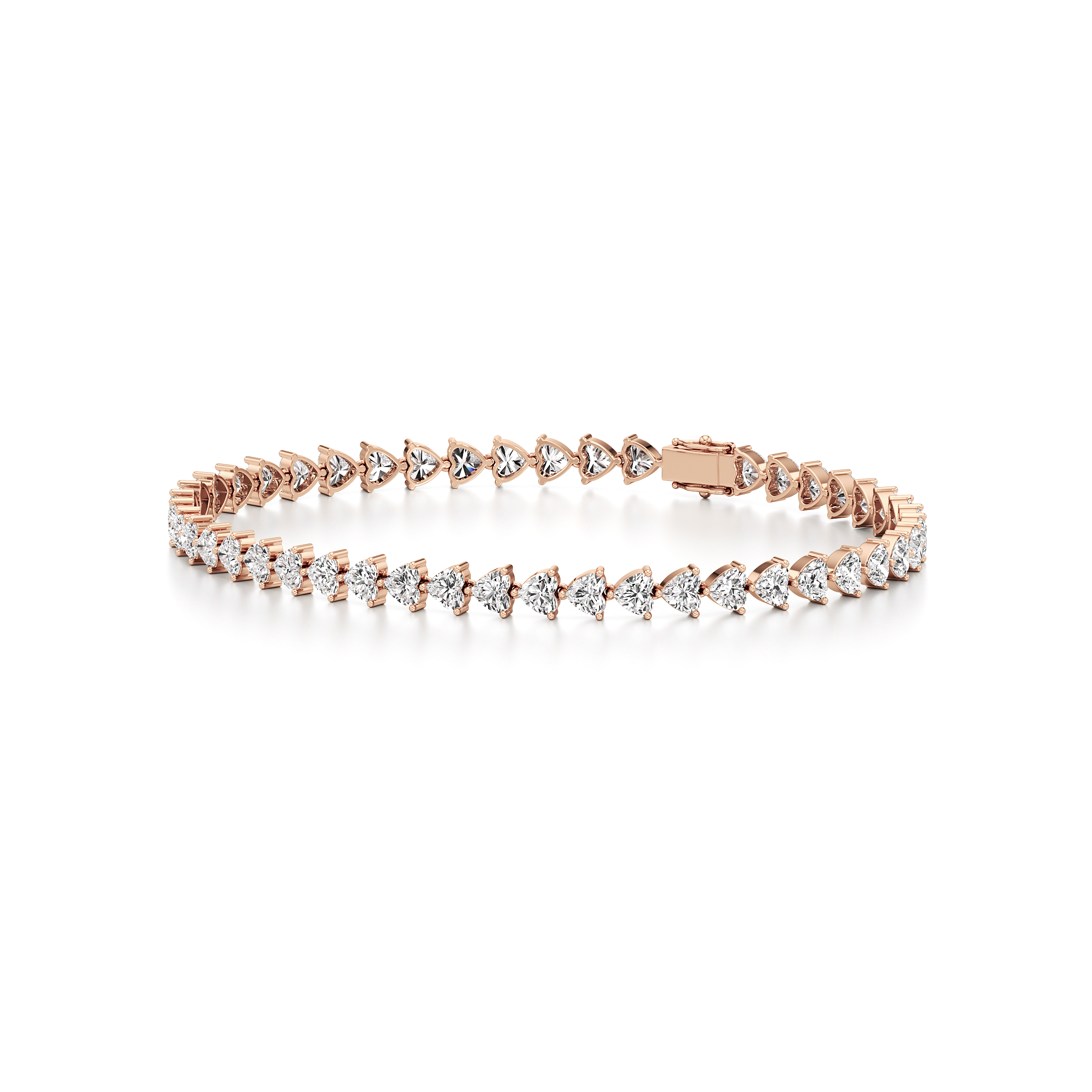 Heart Tennis Bracelet
