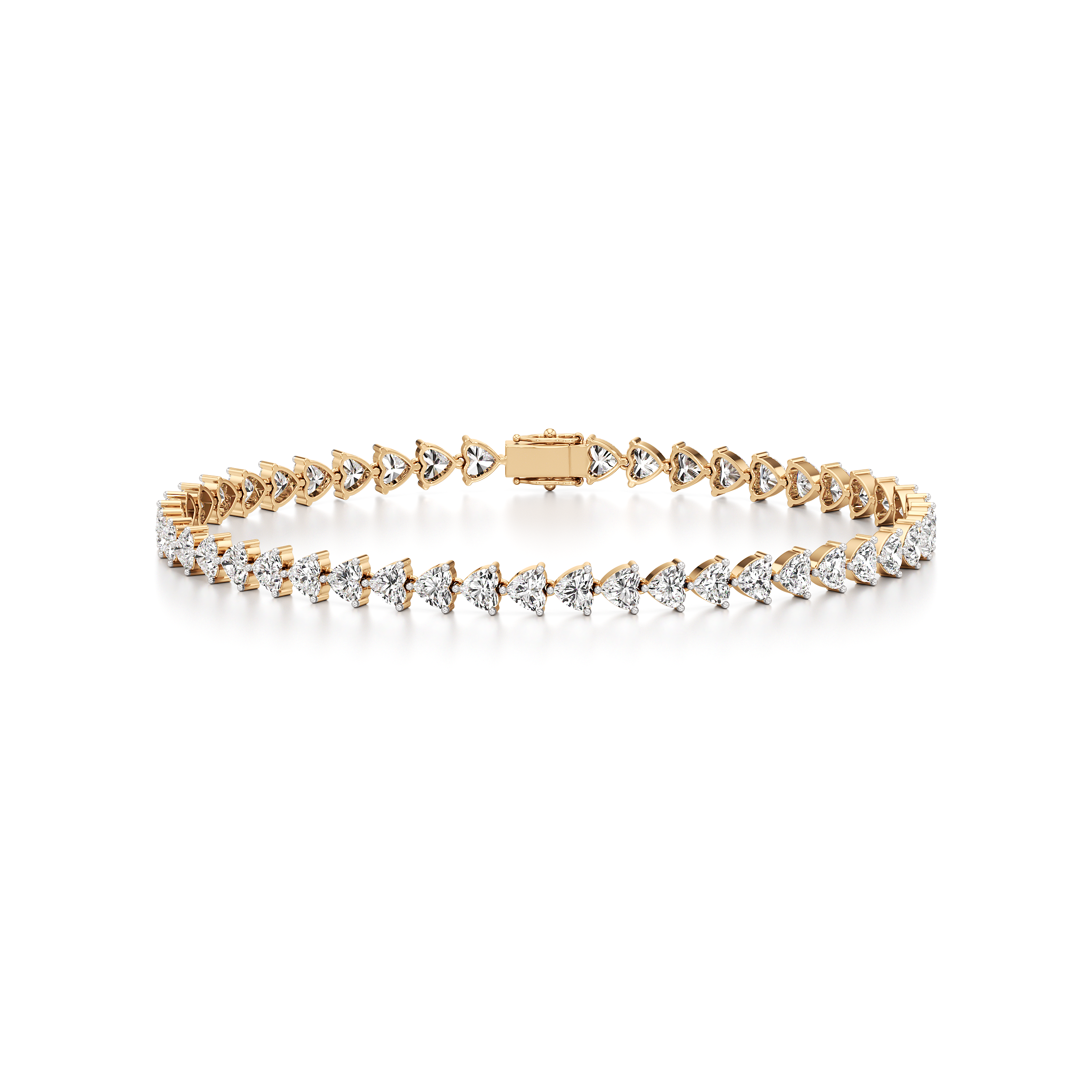 Heart Tennis Bracelet