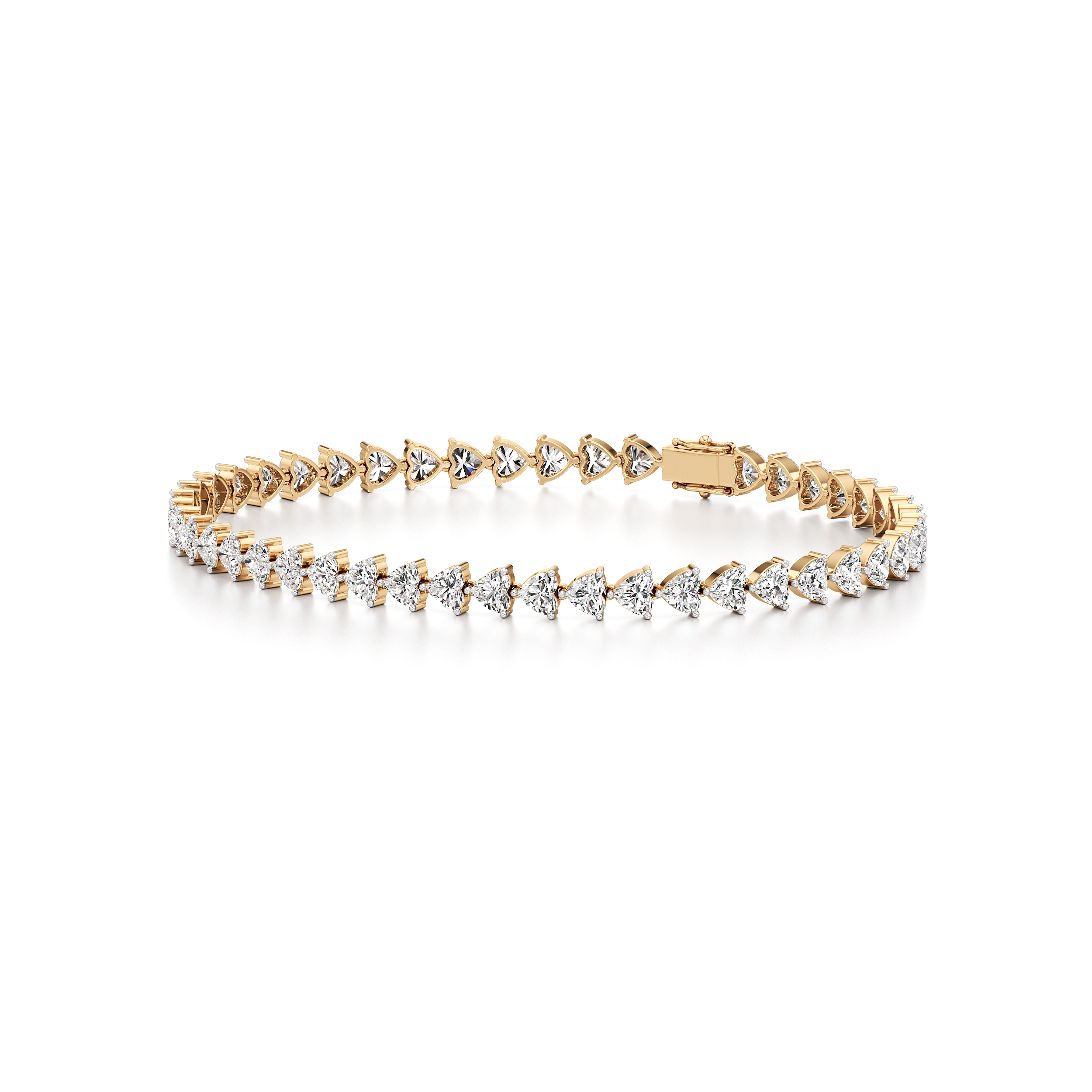 Heart Tennis Bracelet