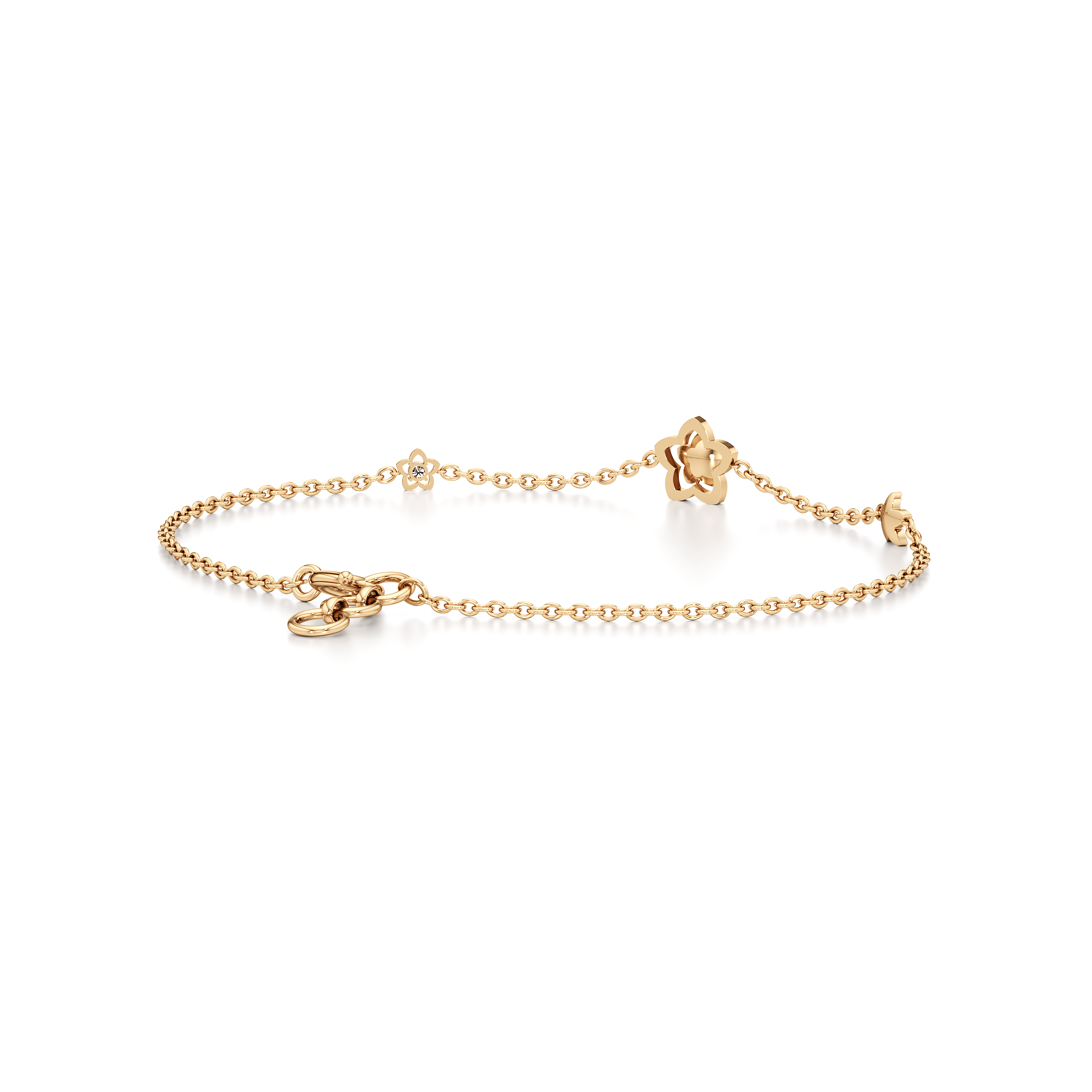 Blooming Flower Tennis Bracelet