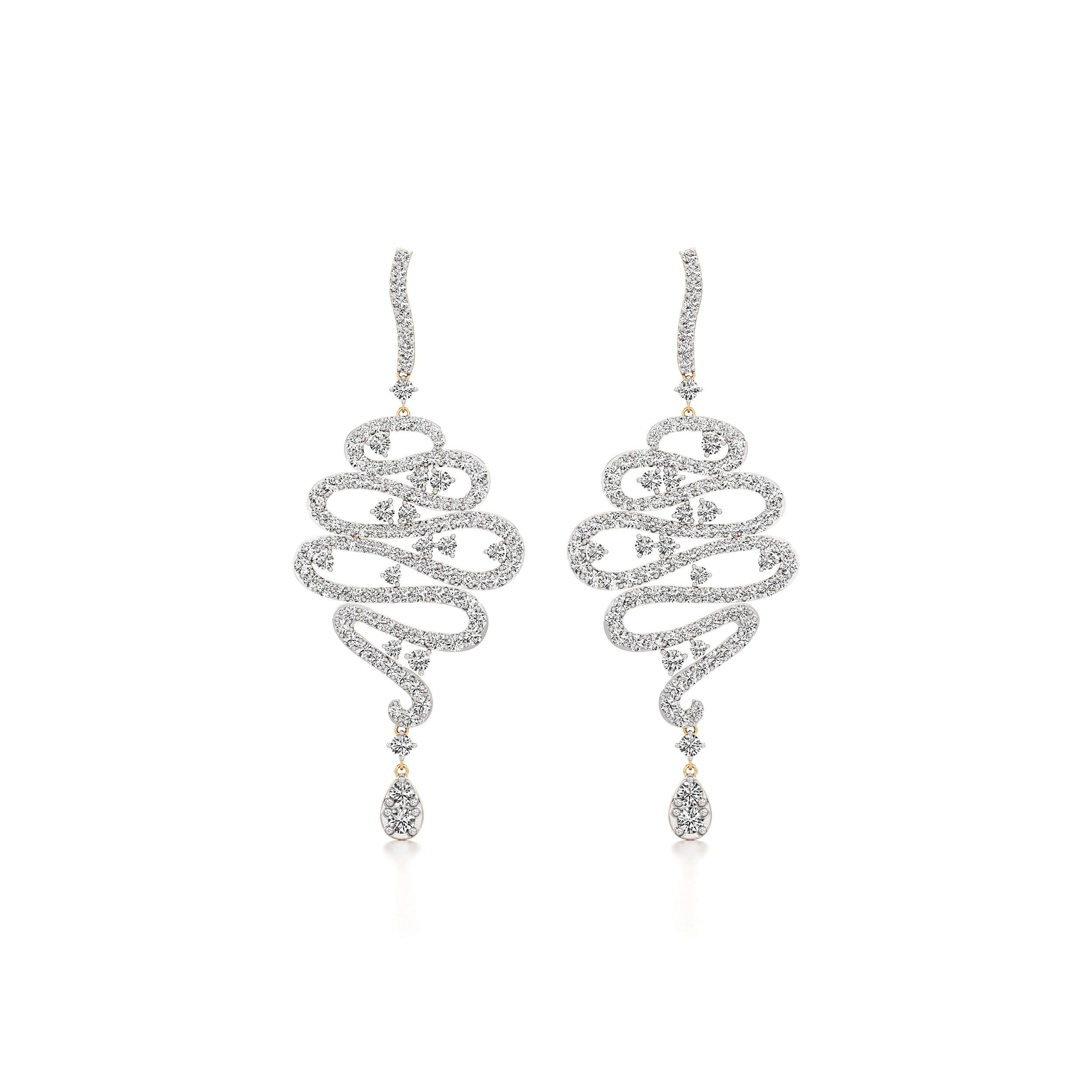 Spiralling Sparklingly Earrings