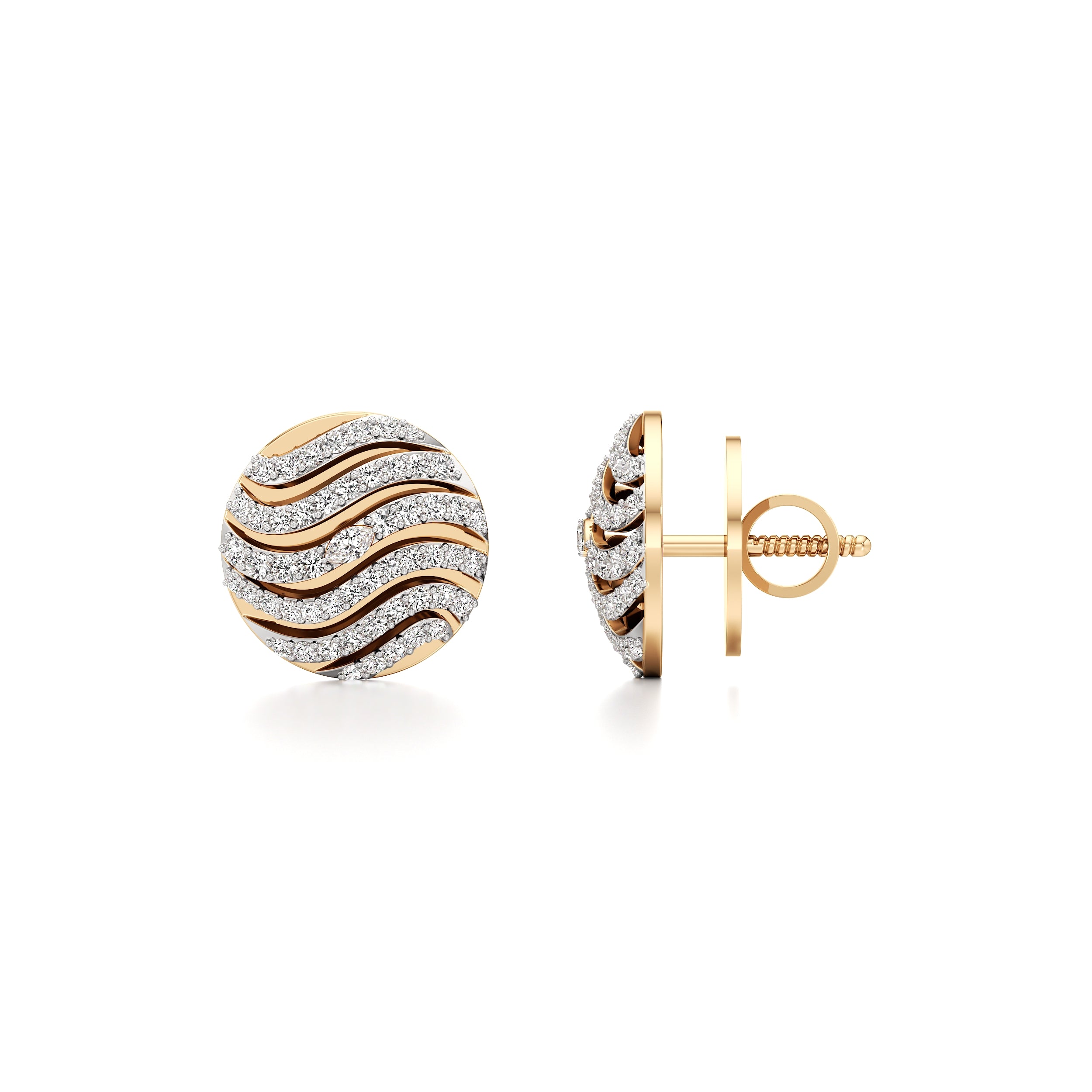 Shimmering Waves Earrings