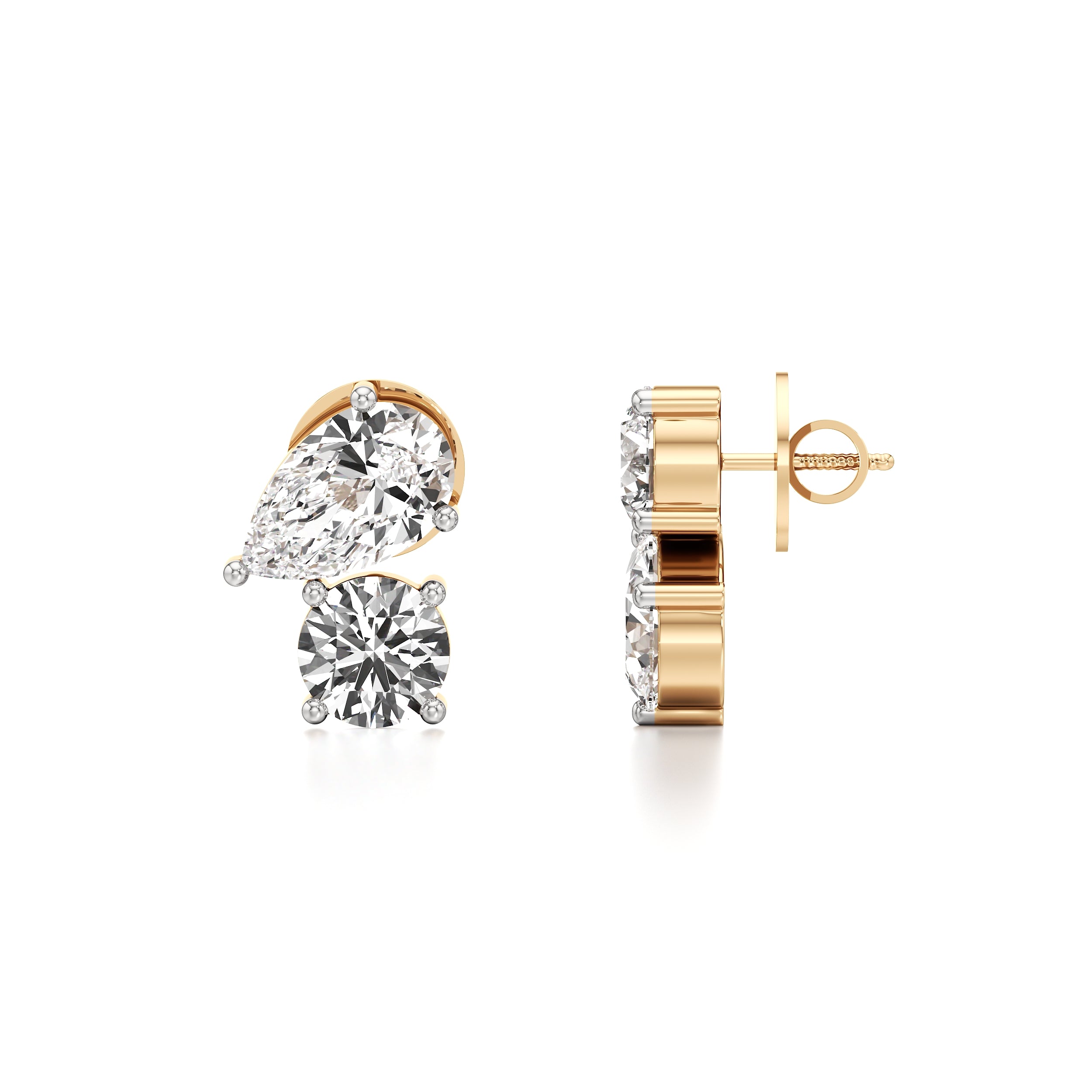 Boujee Button Earrings