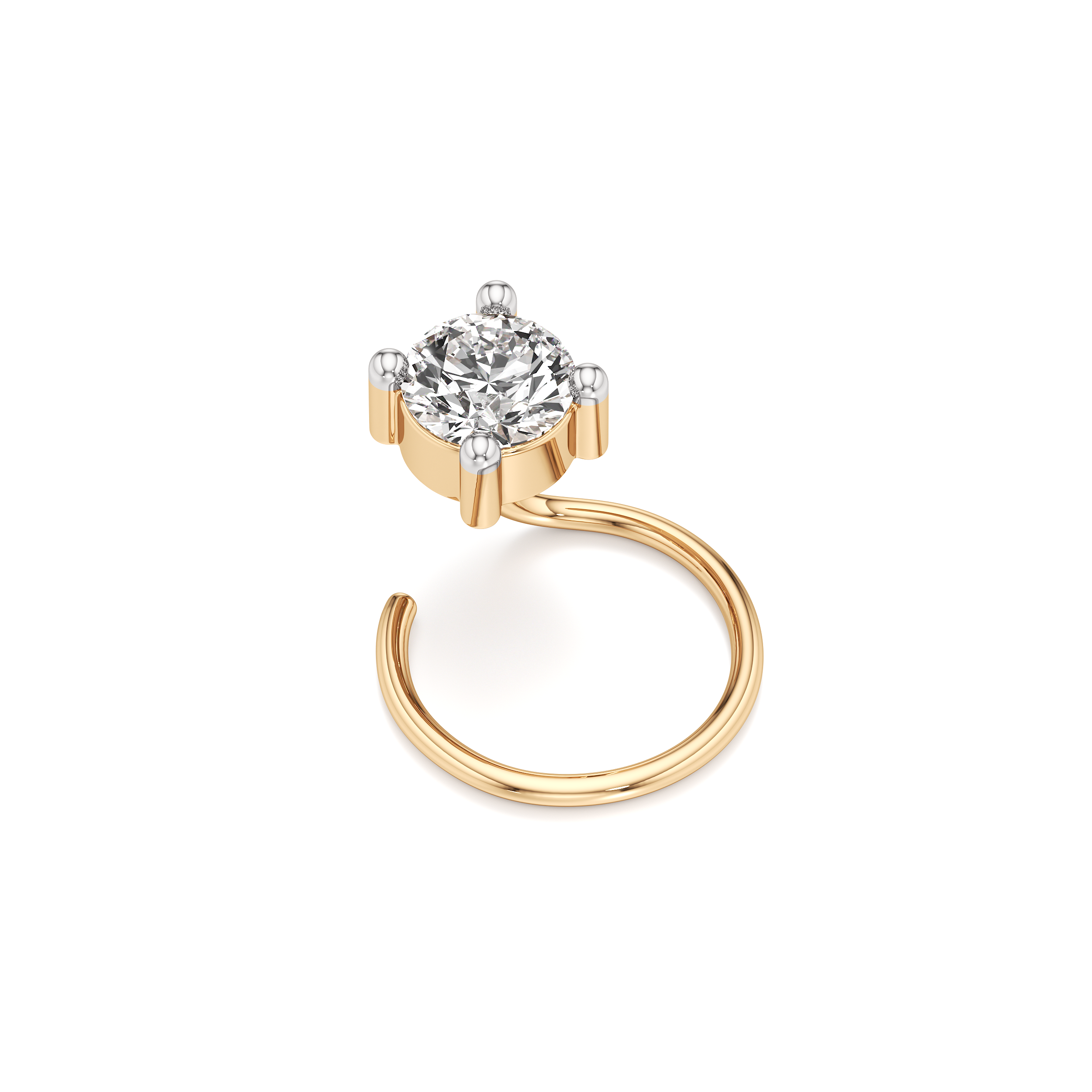 Classic 4 Prong Nose Ring