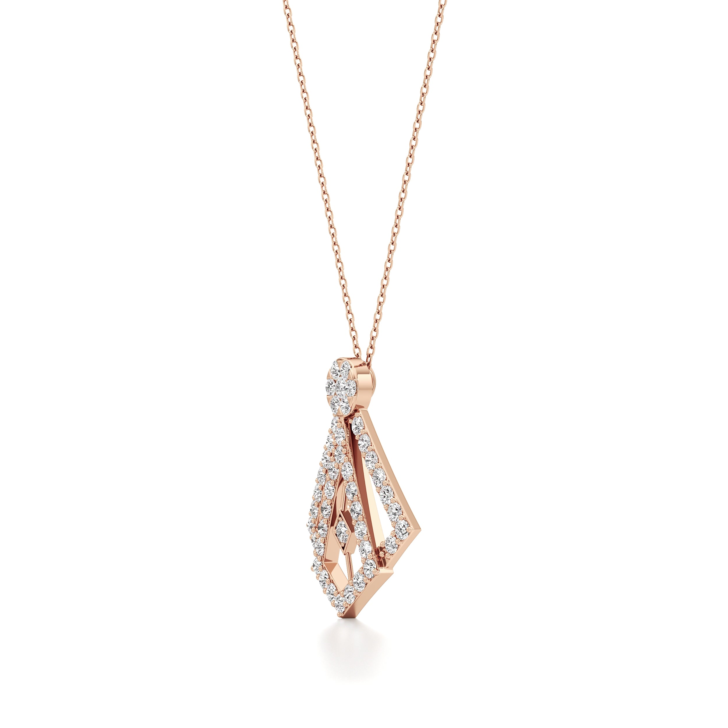 Art Deco Delicate Diamond Pendant