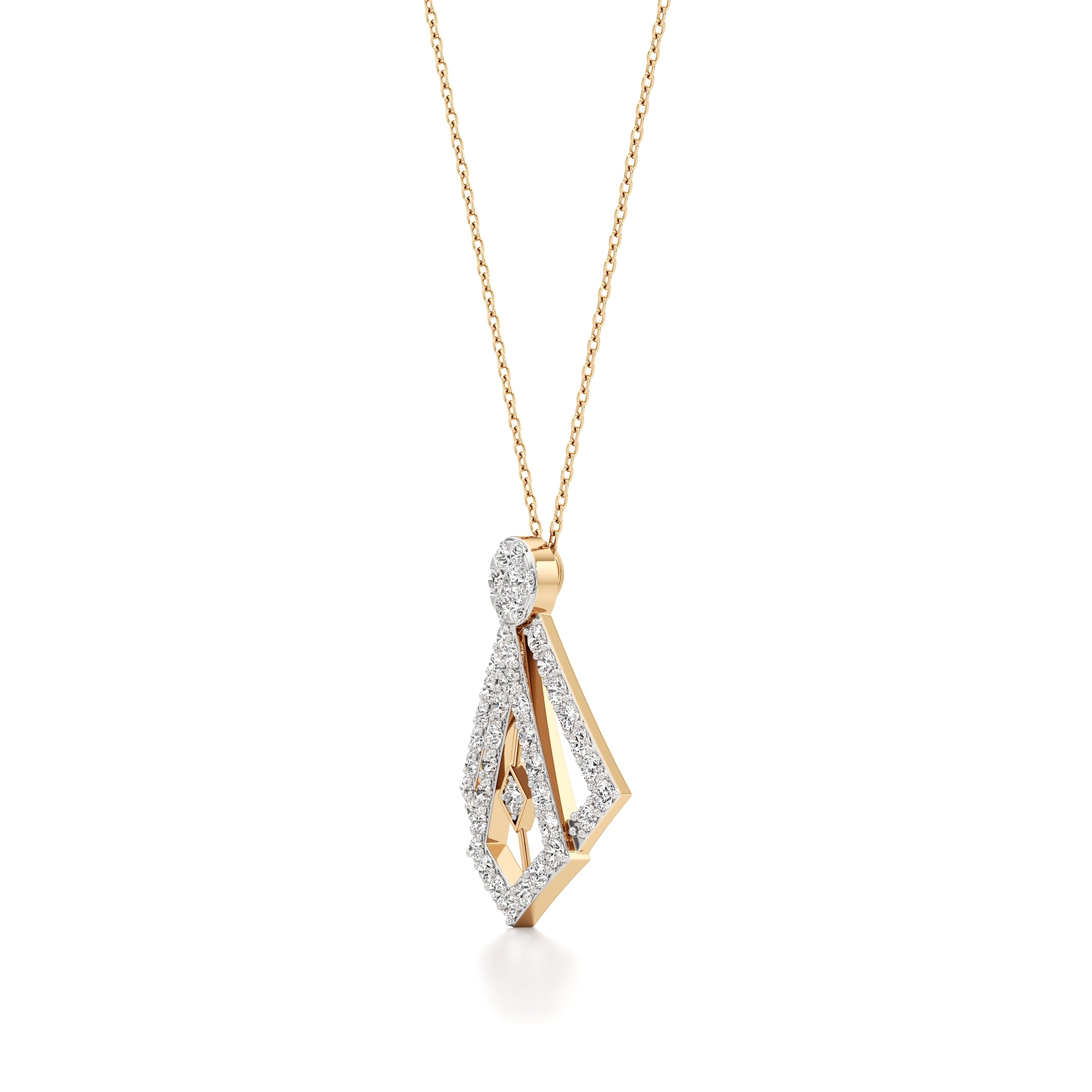 Art Deco Delicate Diamond Pendant