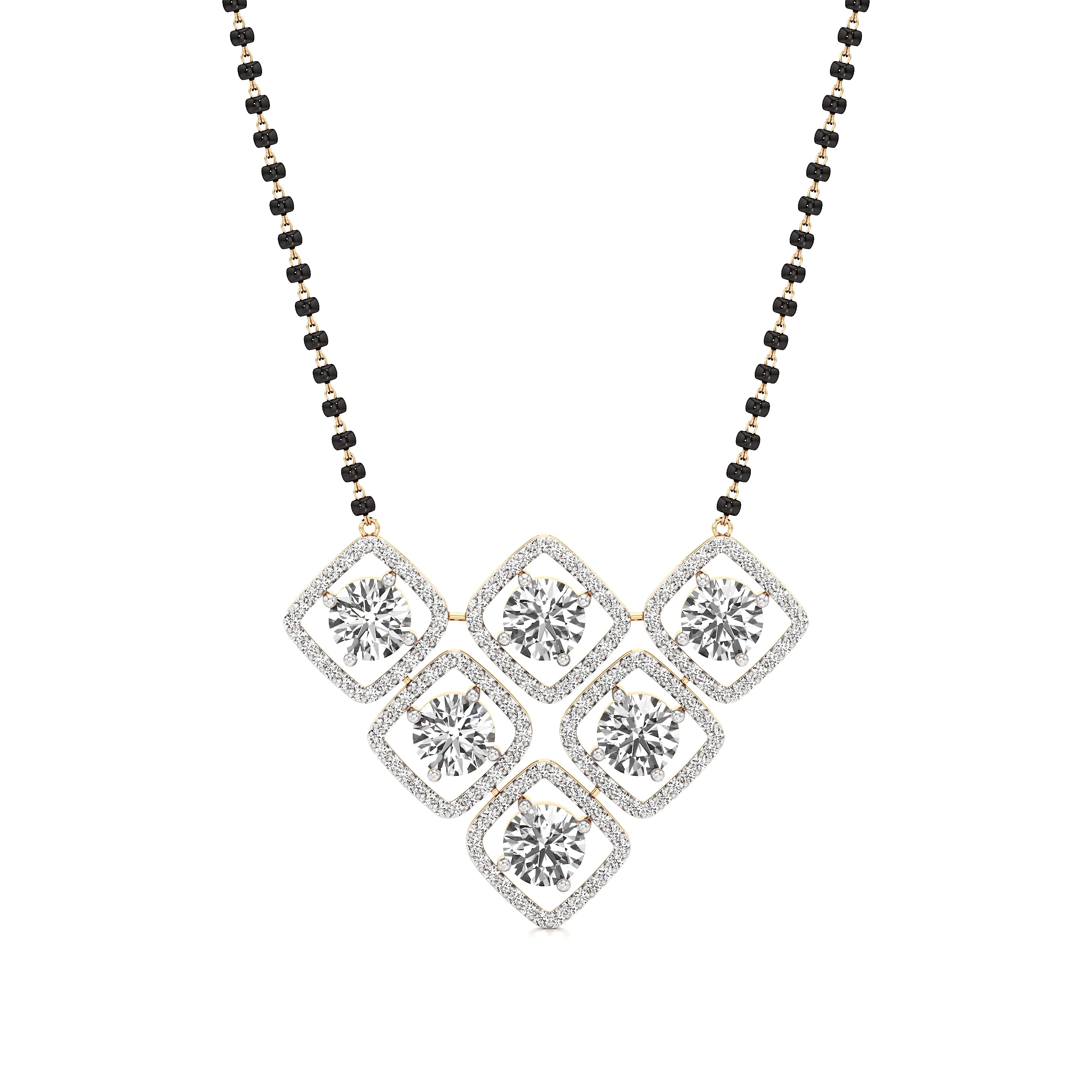 Regal Round Diamond Mangalsutra