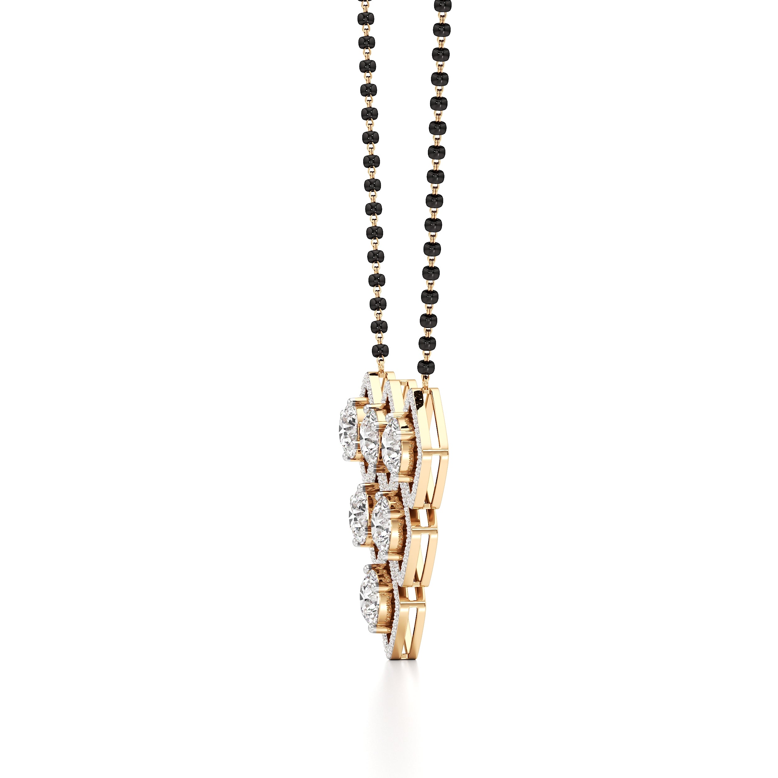 Regal Round Diamond Mangalsutra