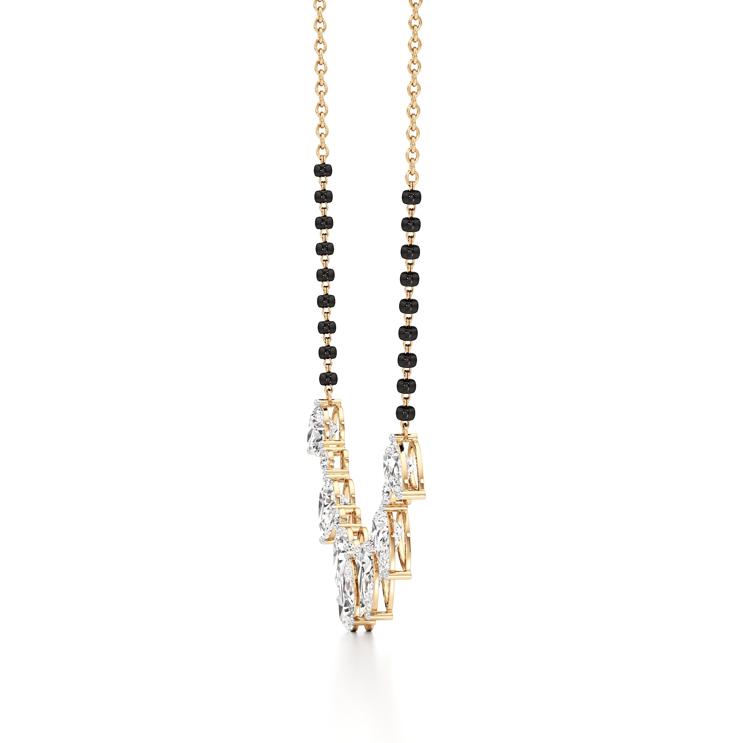 Pear Cascade Mangalsutra