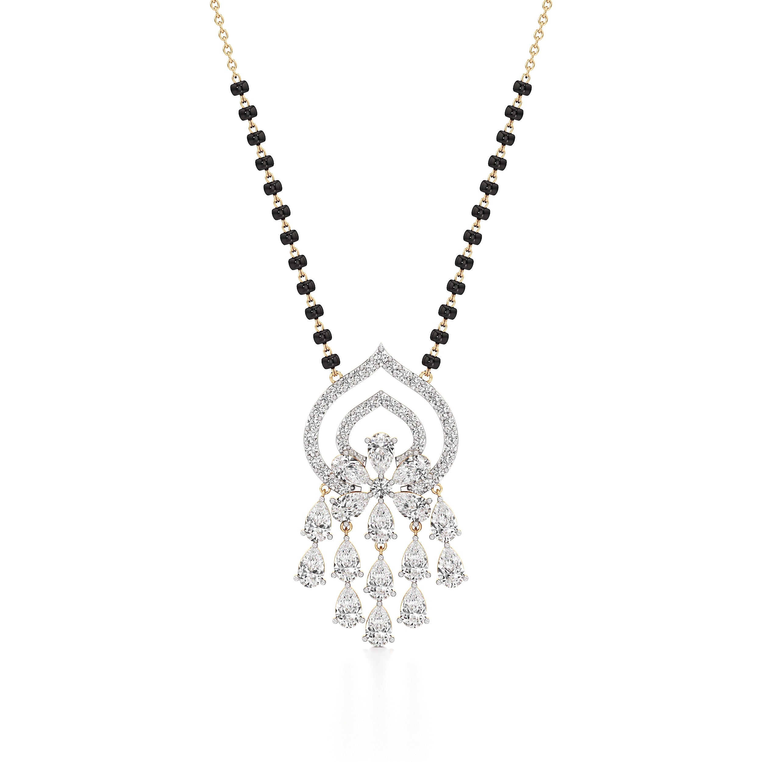 Maharani Diamond Drop Mangalsutra