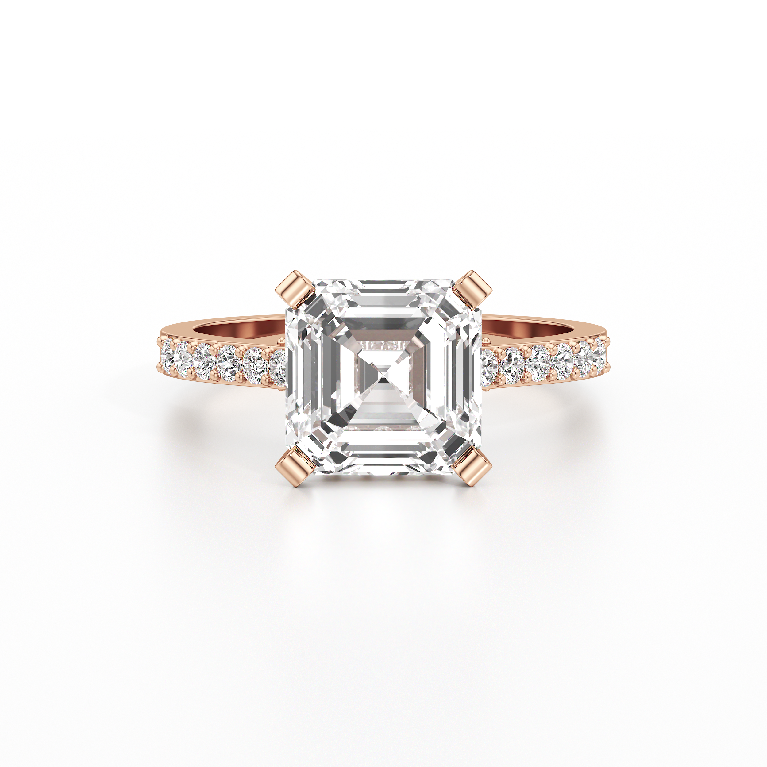 A Pave Princess Classic Ring