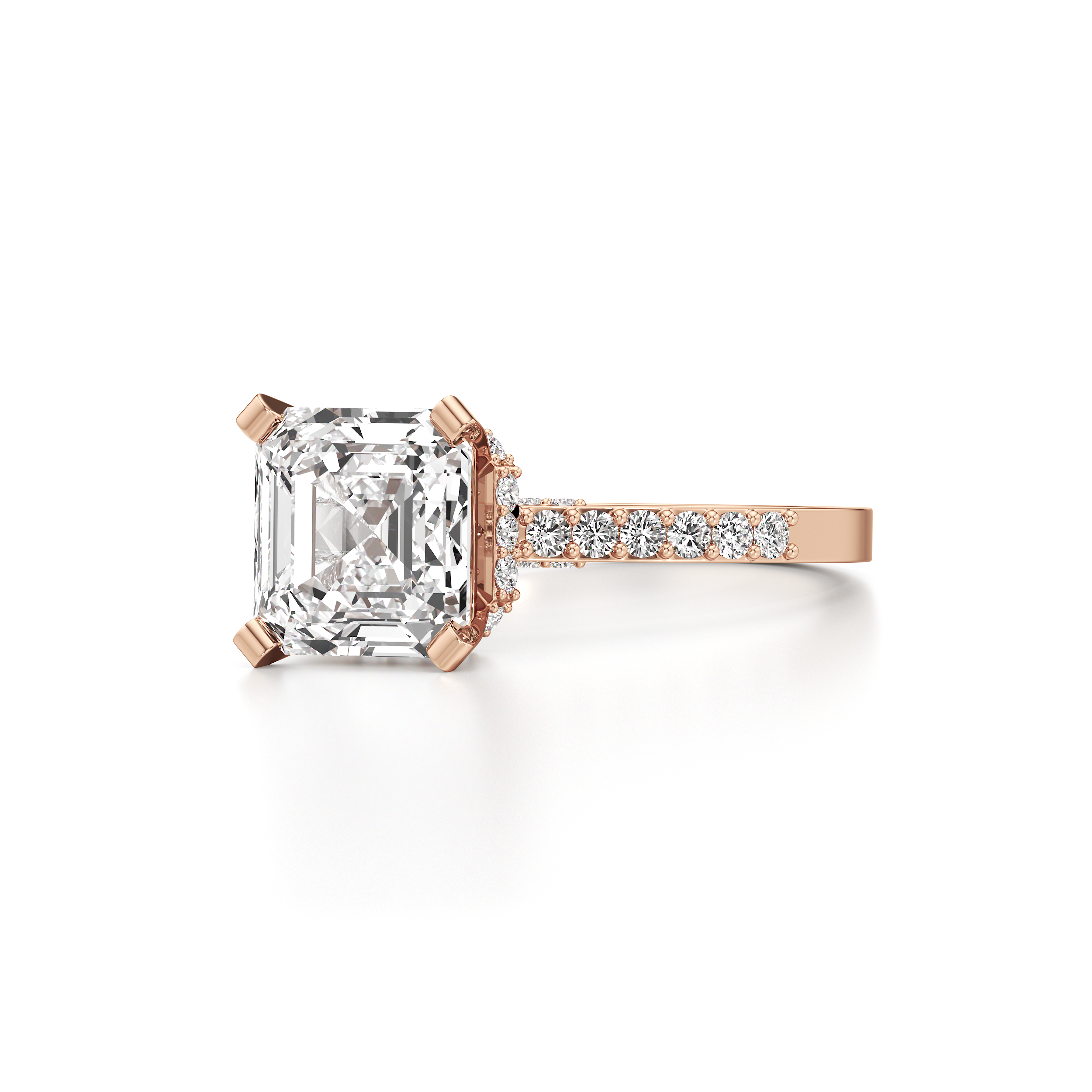 A Pave Princess Classic Ring
