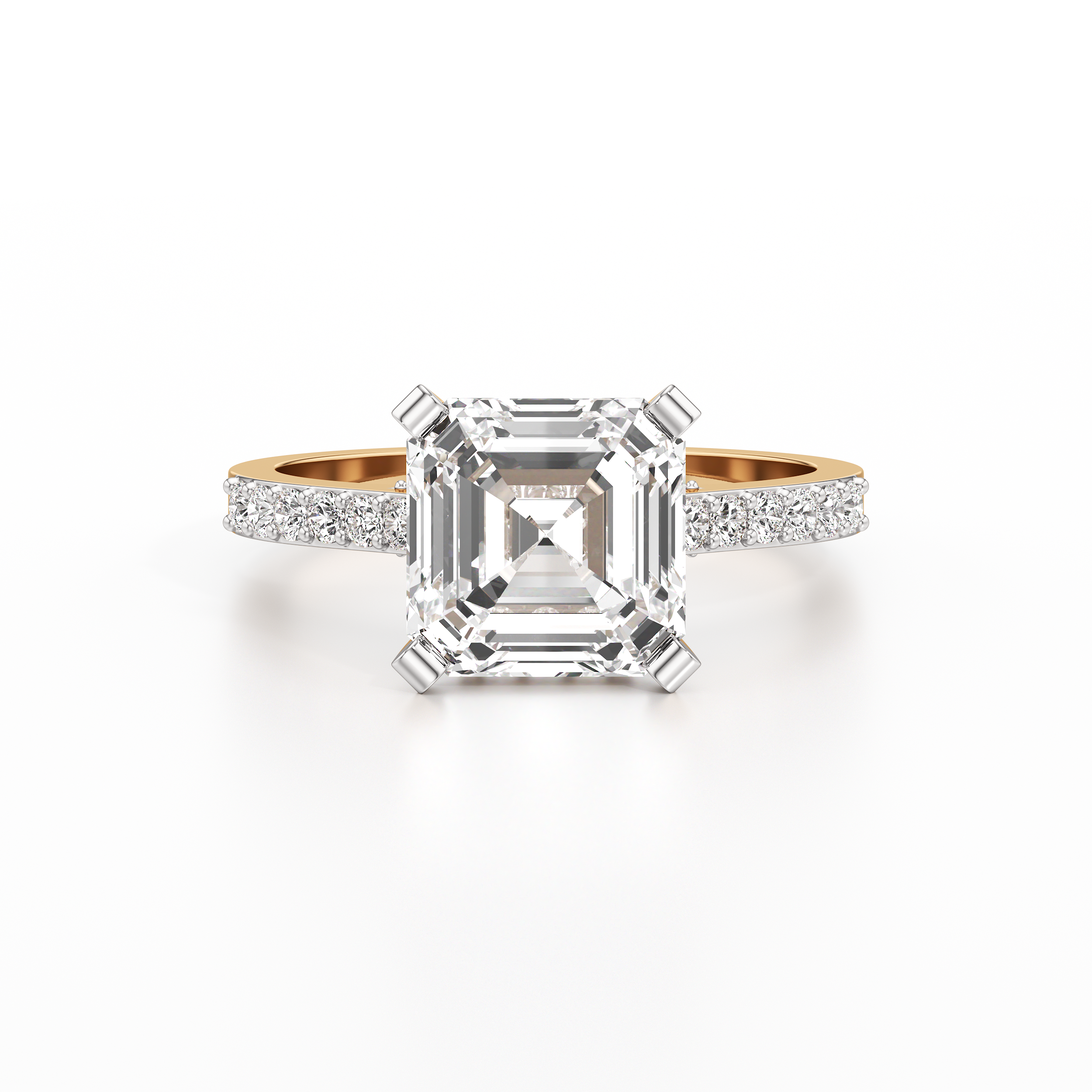 A Pave Princess Classic Ring
