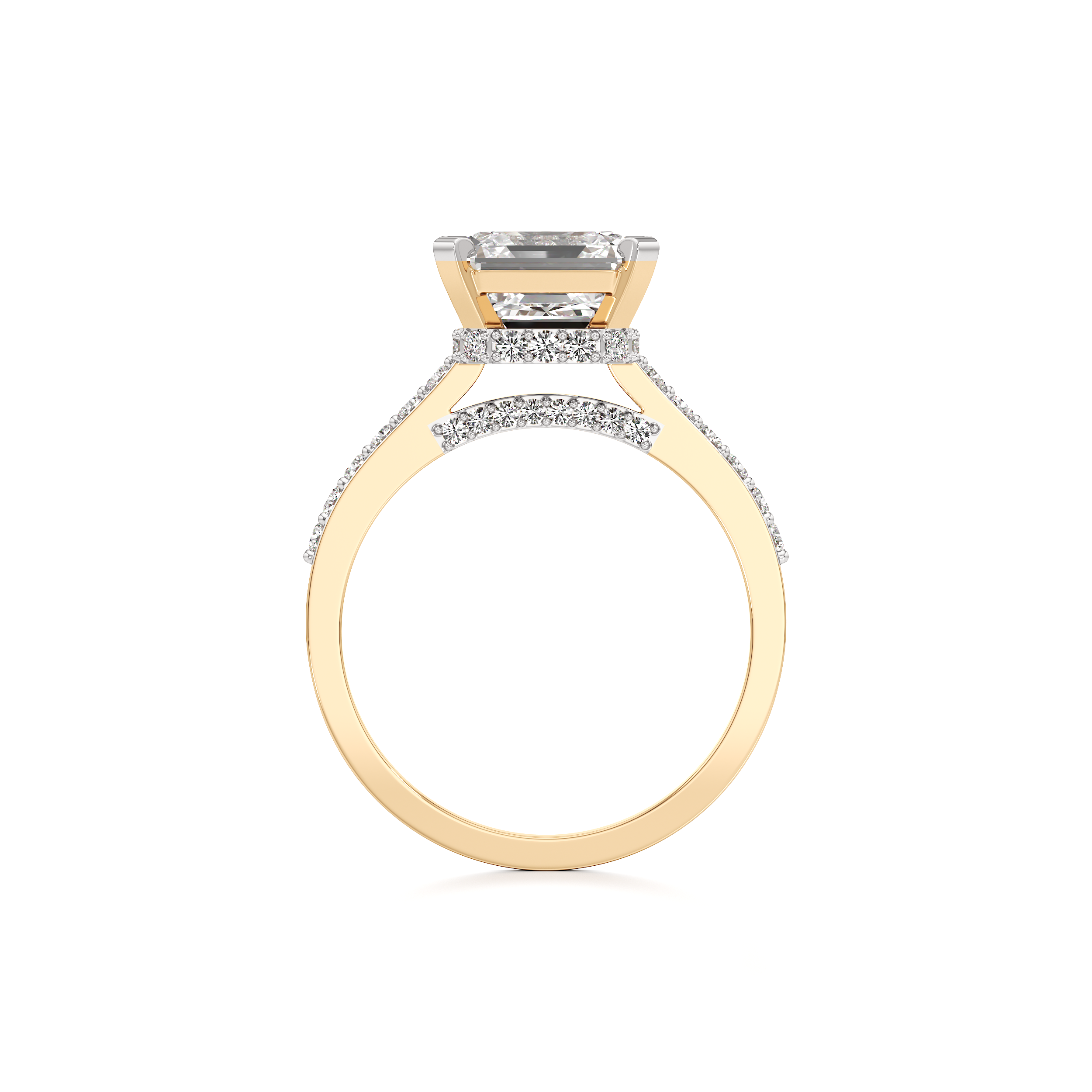 A Pave Princess Classic Ring