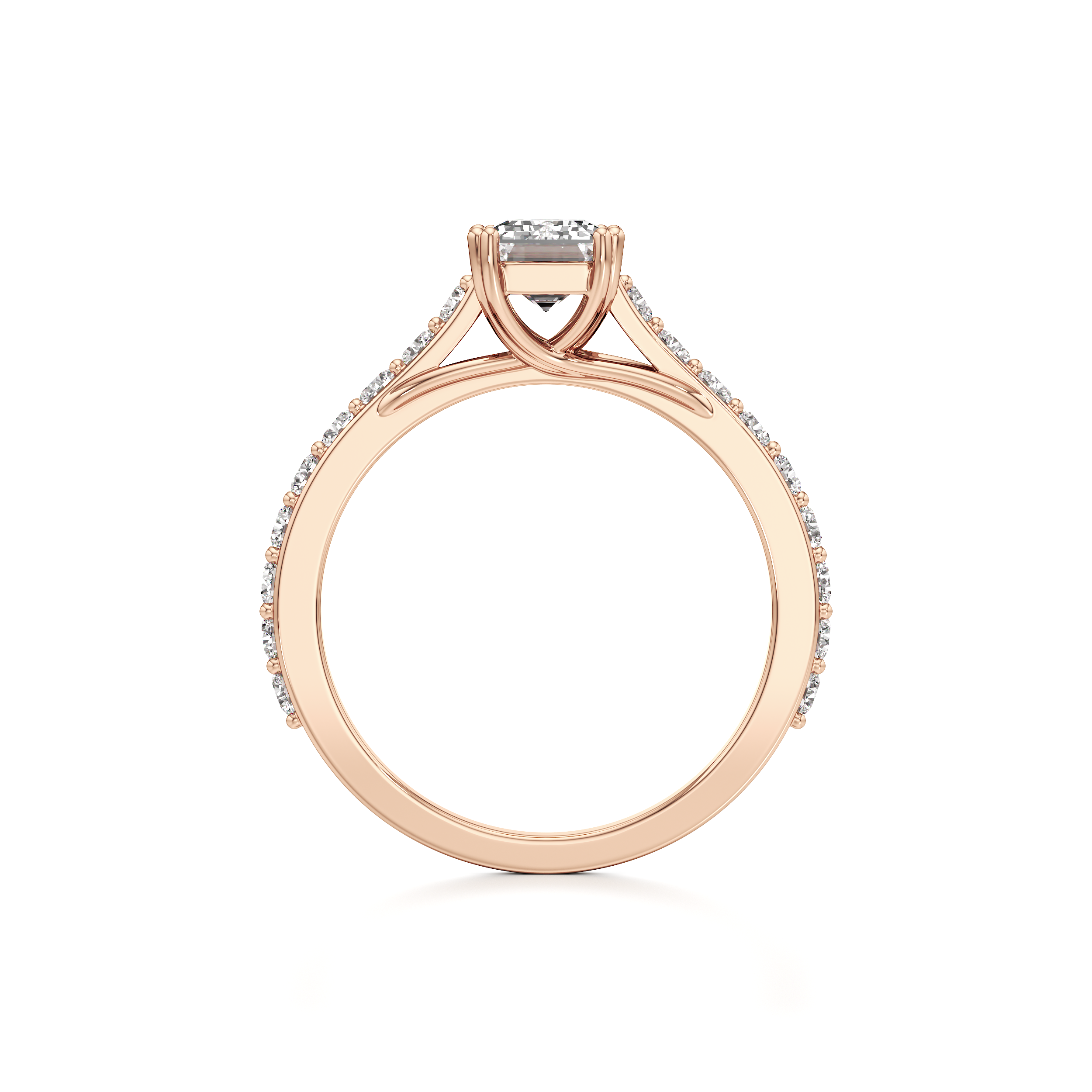Classic Solitaire Radiance Ring