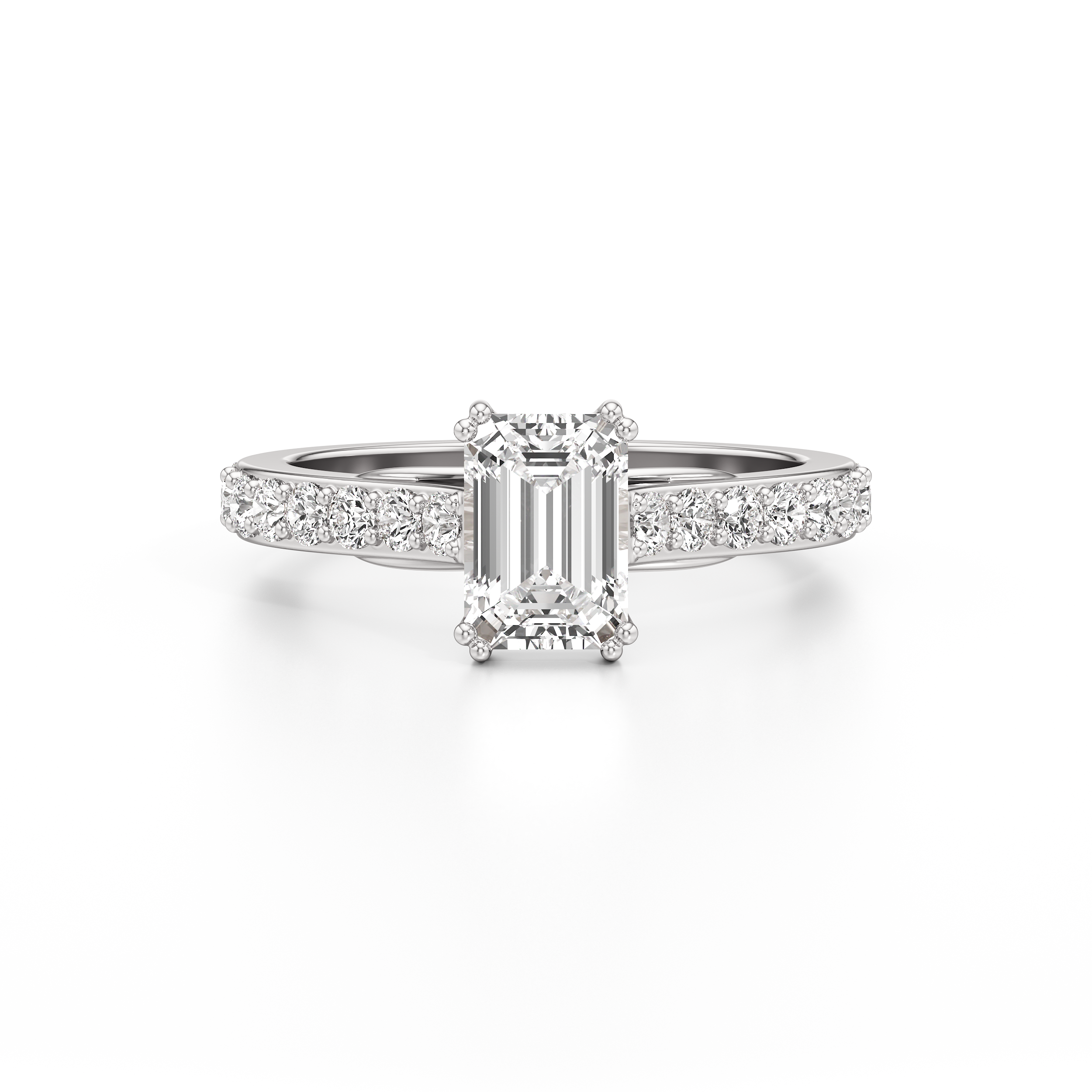 Classic Solitaire Radiance Ring