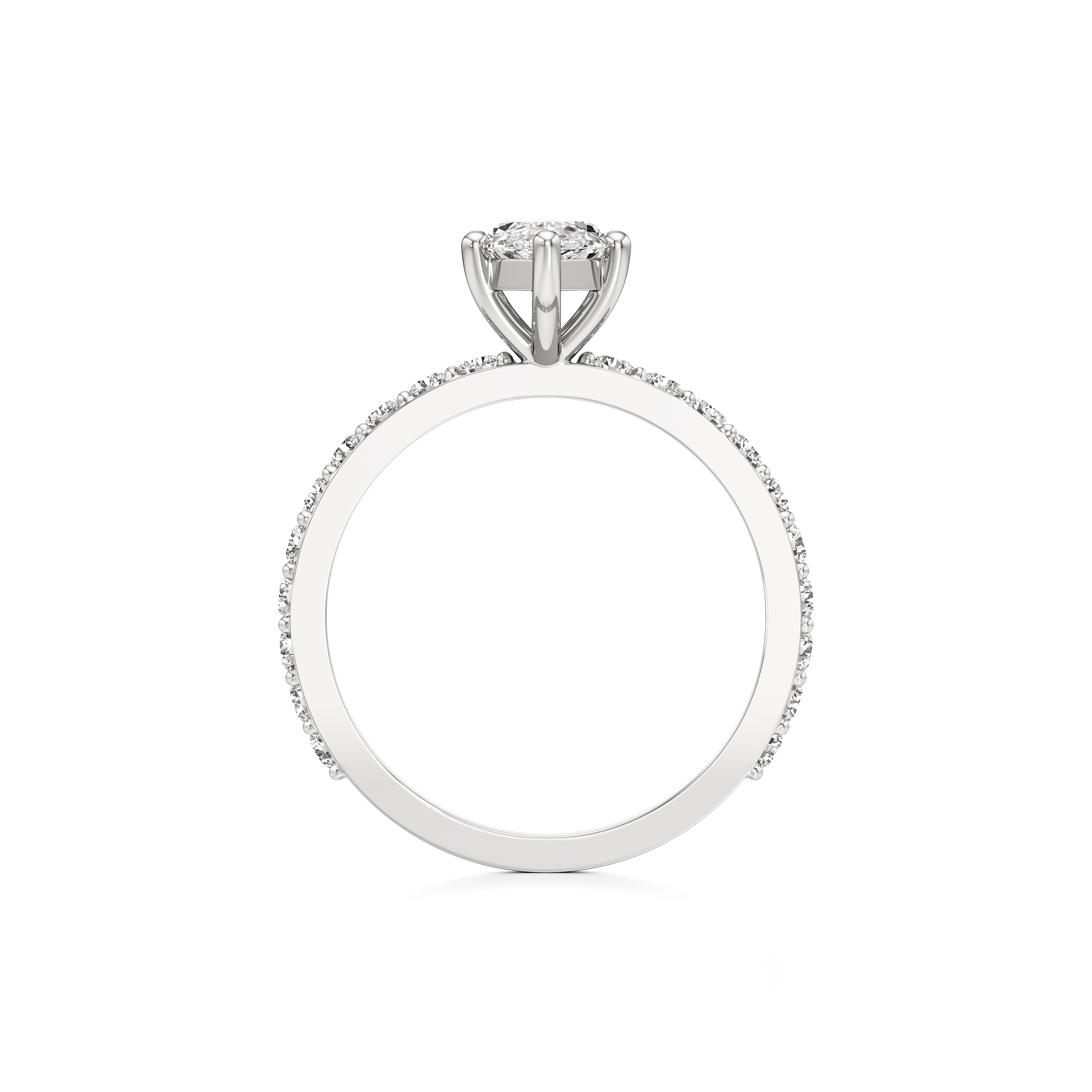 Classic Marquise Pave Ring