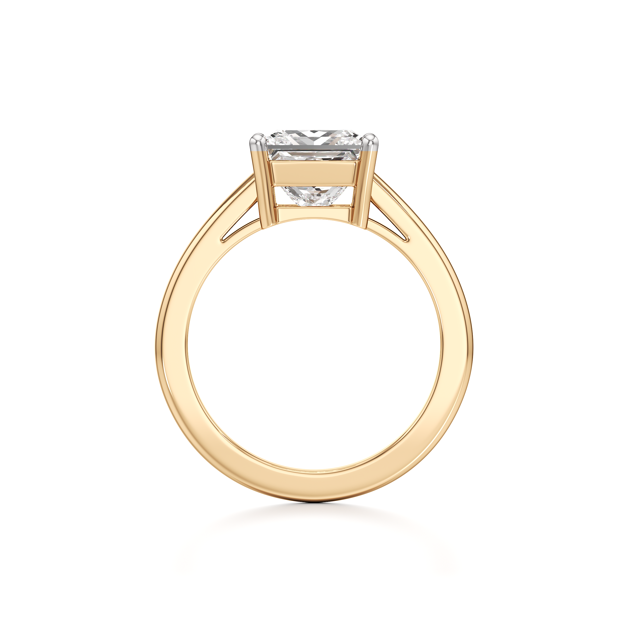 Classic Solitaire Princess Ring